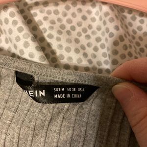 SHEIN grey crop top